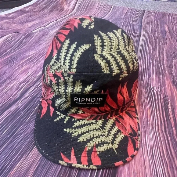 Like New Ripndip Adjustable 5 Panel Floral Hat - Picture 1 of 3